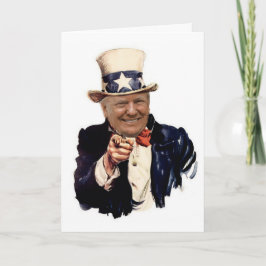 Cartão Trunfo 2020 do tio Sam | de Donald Trump |