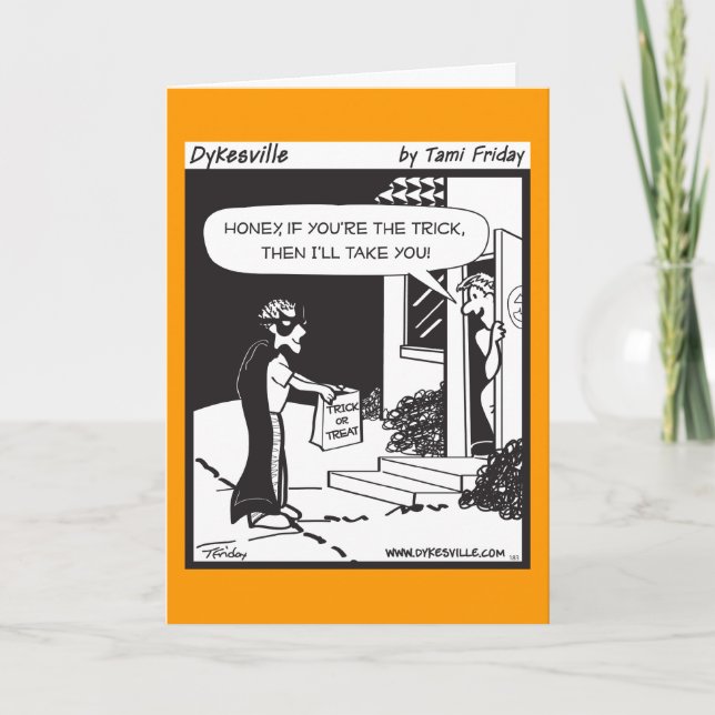 Cartão Truque ou Tratar (Frente)