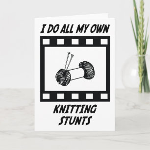 Cartão Truques de tricô