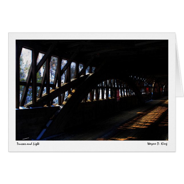 Cartão Truss e Luz (Frente Horizontal)