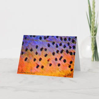 Cartão Truta de Cutthroat - Placa