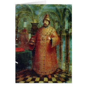 Cartão Tsar Ivan Alexeevich V