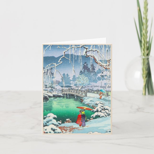 Cartão Tsuchiya Koitsu Sketches de lugares famosos no Jap (Frente)