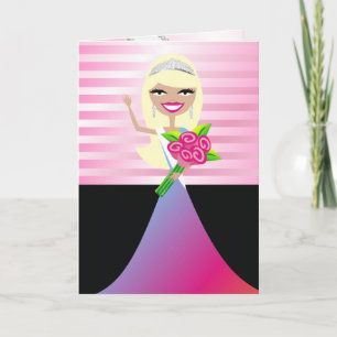 Cartão TT-In it to Win It Blonde Congratz Card