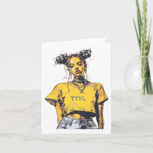 Cartão Ttyl Vibes Sticker