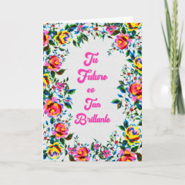 Cartão Tu Futuro Brilla con Luz Propia Felicitación
