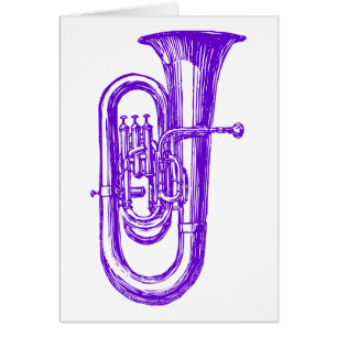 Cartão Tuba roxa
