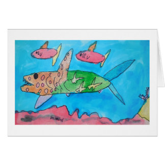 Cartão Tubarão Aloha