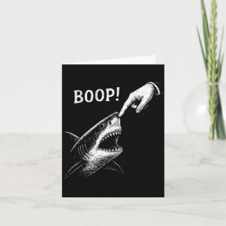 Cartão Tubarão Boop Engraçado Meme Humor de Tubarão Engra