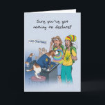 Cartão Tubo aspirador do lebreiro - aniversário engraçado<br><div class="desc">Os lebreiros têm um sentido de cheiro forte.</div>