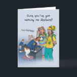 Cartão Tubo aspirador do lebreiro - aniversário engraçado<br><div class="desc">Os lebreiros têm um sentido de cheiro forte.</div>