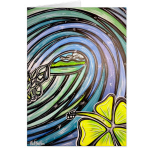 Cartão Tubo do hibiscus