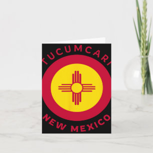 Cartão Tucari Novo México Nm Bandeira Zia Lembrança