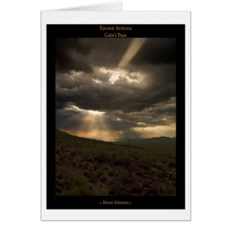 Cartão Tucson Arizona Sunset