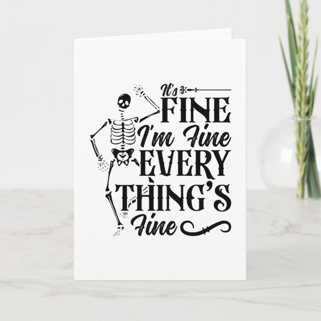 Cartão Tudo bem, sou uma fina tecnologia radiológica (Frente)