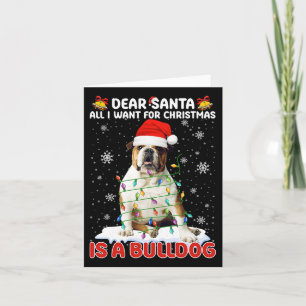 Cartão Tudo O Que Eu Quero Para O Natal É O Cachorro Do C