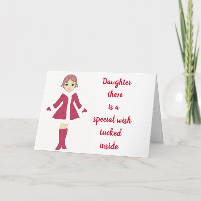 CARTÃO TUDO O QUE FAZ VOCÊ FELIZ **FILHA** (Frente)