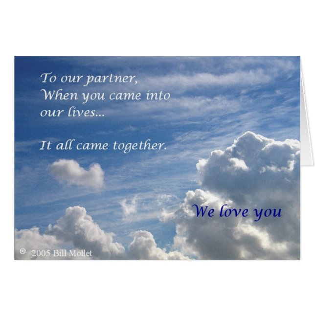 Cartão Tudo Veio Junto (Frente Horizontal)