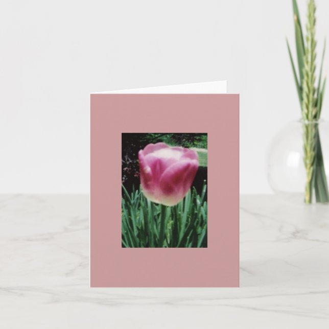 Cartão Tulipa NoteCard (Frente)