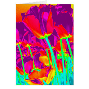 Cartão Tulipas