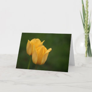 Cartão Tulipas Amarelas