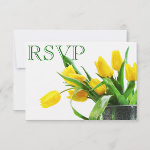 Cartão Tulipas Amarelas RSVP