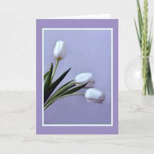 Cartão Tulipas de primavera