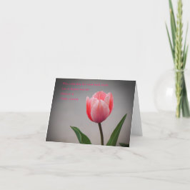Cartão Tulipas e Escrituras