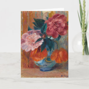 Cartão Tulipas e peônias   William James Glackens
