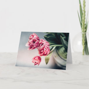 Cartão Tulipas em um Vase