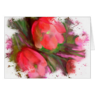 Cartão Tulipas novas