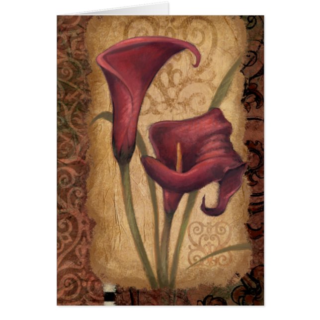 Cartão Tulipas vermelhas mim (Frente)