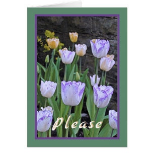 Cartão Tulips/Fiquem Bem Em Breve/De Todos Nós