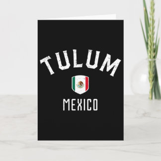 Cartão Tulum México - Bandeira Mexicana Tulum Tee 