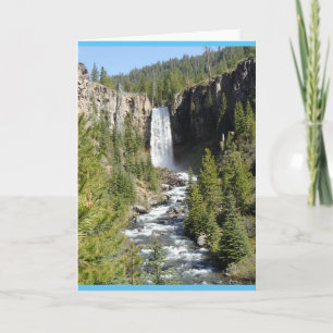 Cartão Tumalo Falls, Bend, Oregon