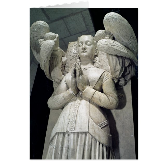 Cartão Tumba de Agnes Sorel 1450-59 (Frente)