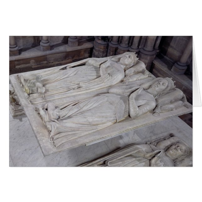 Cartão Tumba de Louis de France (Frente Horizontal)