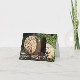 Cartão Tumba do Cristo Risen Jesus Christian Notecard Art