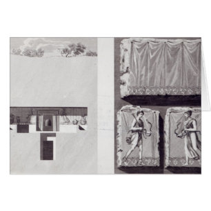 Cartão Túmulos de Etruscan, C. 1780