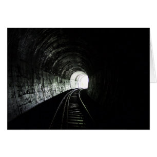 Cartão Túnel locomotivo