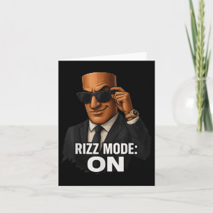 Cartão Tung Tung Tung Sahur Rizz Mode