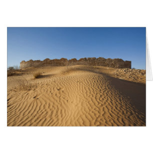 Cartão Tunísia, Área Ksour, Ksar Ghilane, Grand Erg 2