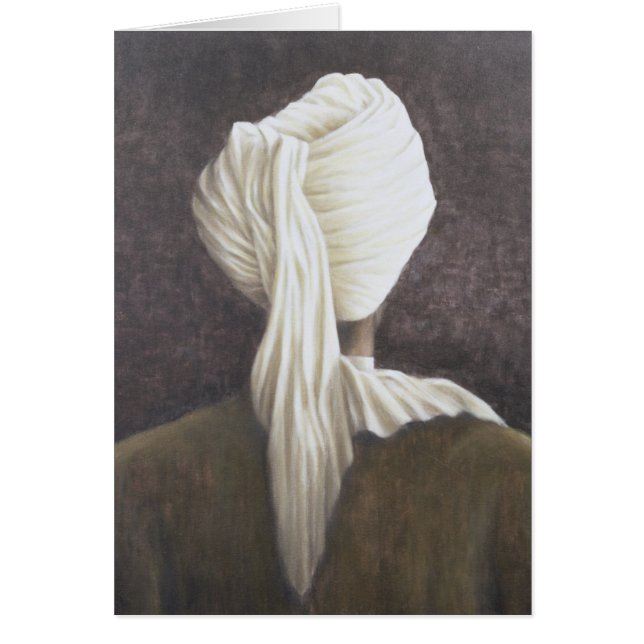 Cartão Turbante branco 2005 (Frente)