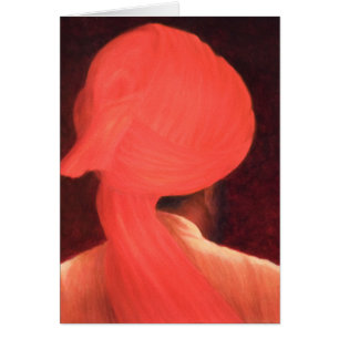 Cartão Turbante estranho