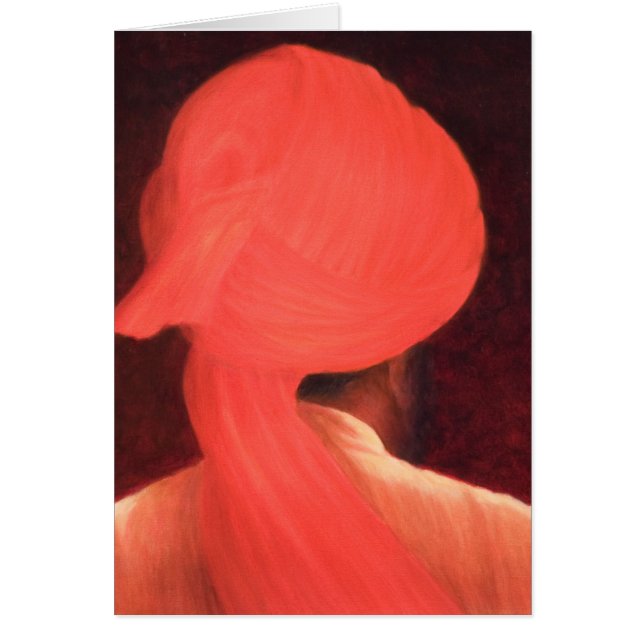 Cartão Turbante estranho (Frente)