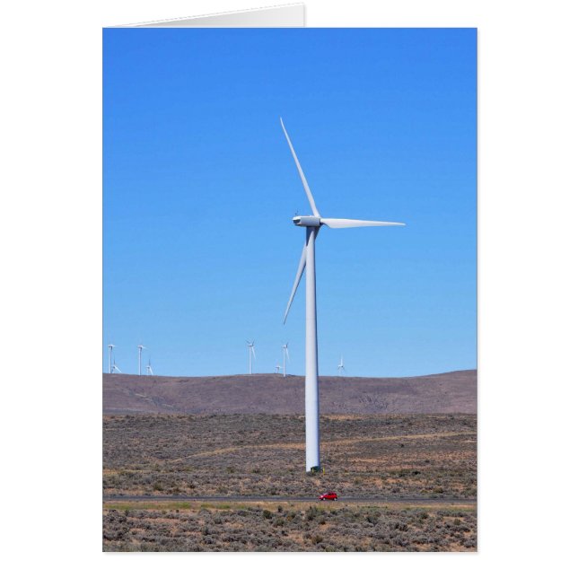 Cartão Turbina Eólica na AW Oriental (Frente)