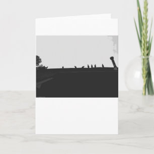 Cartão Turco Abutre Silhouette