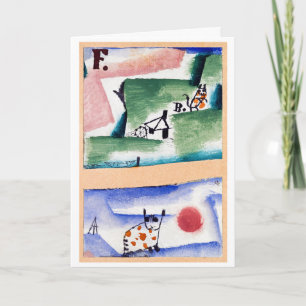 Cartão Turf de Tomcat, Paul Klee