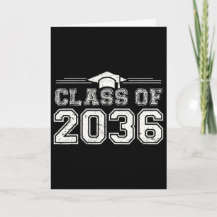 Cartão Turma de 2036 Cresça Comigo Graduação 2036