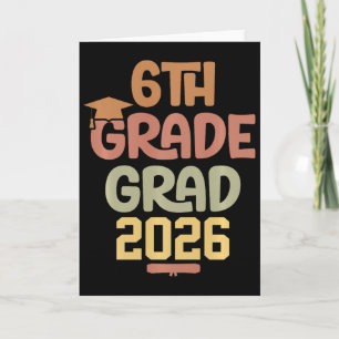 Cartão Turma de Formatura da 6ª Série de 2026 Formatura B